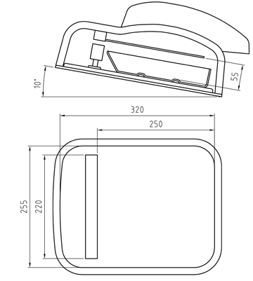 เครื่องแพ็คกิ้งร้อนรุ่น HVP-282