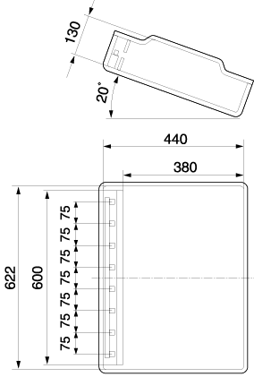 เครื่องเอียงแบบอยู่กับที่ รุ่น V-602GII